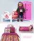 NEW! Complete Wooden Doll Bed Set for 18 inch Play Dolls