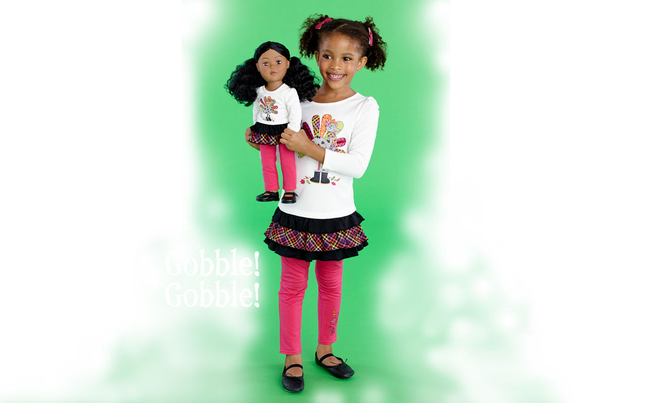 Official Site for Dollie and Me fashions, outfits, apparel, and clothing for 18 inch play dolls!